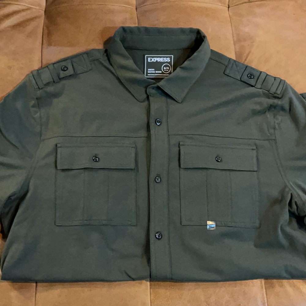 Express Stretch Performance Moisture Wicking Polo - image 1